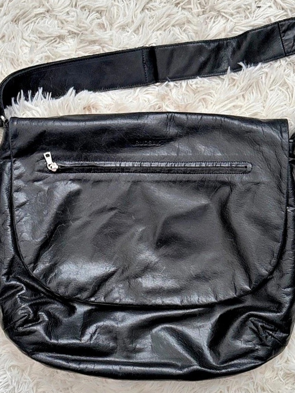Rudsak Black Leather Crossbody Bag